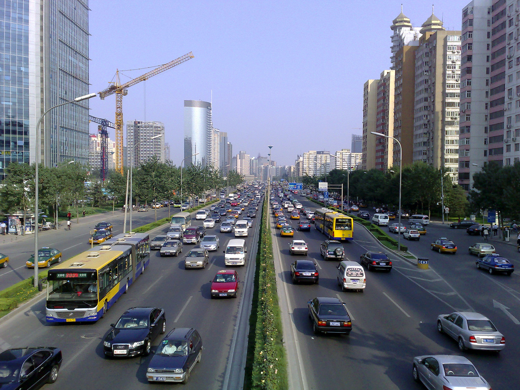 china road traffic cars