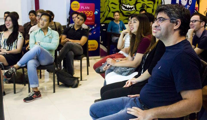 Photo taken during one of Impact Hub Manila's FuckUp Nights.