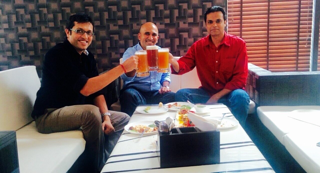 Co-founders of Furdo: Arvind Prakash Singh, Ishwar Sundararaman, and Kiran Singh (L to R)