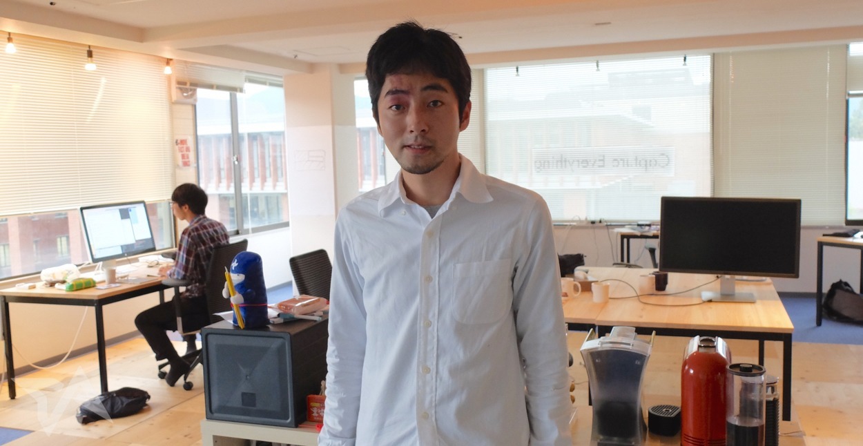 Nota CEO Isshu Rakusai at his startup's Kyoto headquarters.