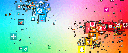 The colors of an app icon