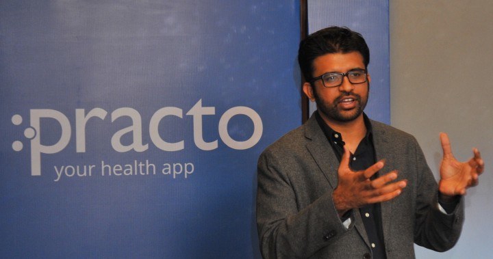 Shashank ND, Founder and CEO of Practo, an online application to book appointments. with healthcare professionals. 