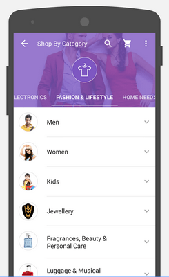 Snapdeal coupons mobile app