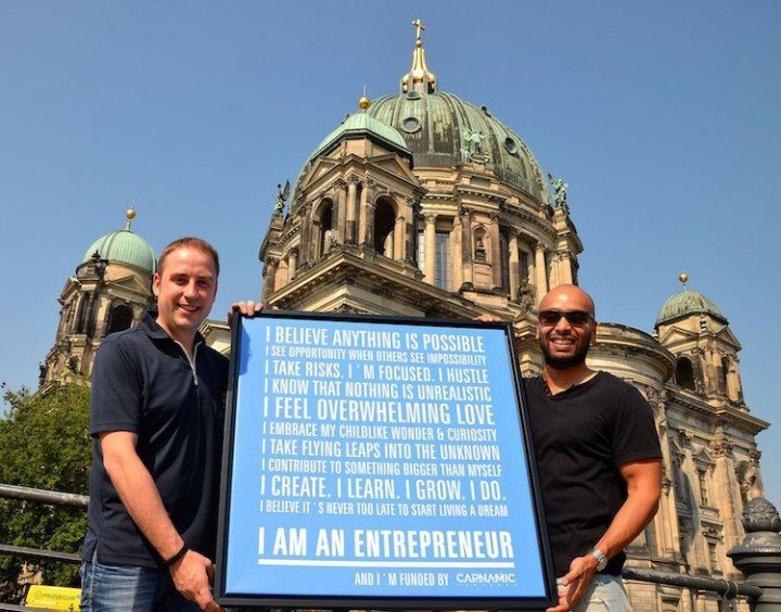 Stephan Schwebe and Projjol Banerjea, co-founders of Zeotap