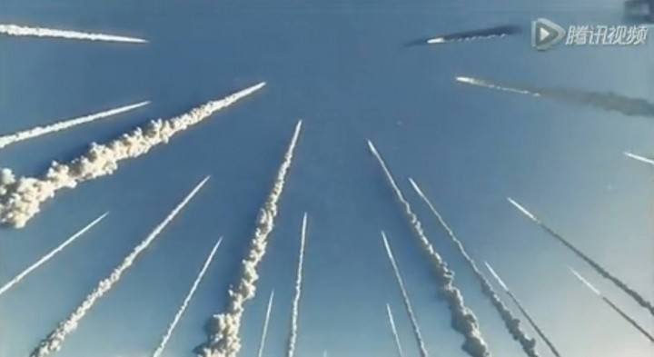 China will shoot a lot of missiles at this hypothetical future enemy, Tencent suggests. 