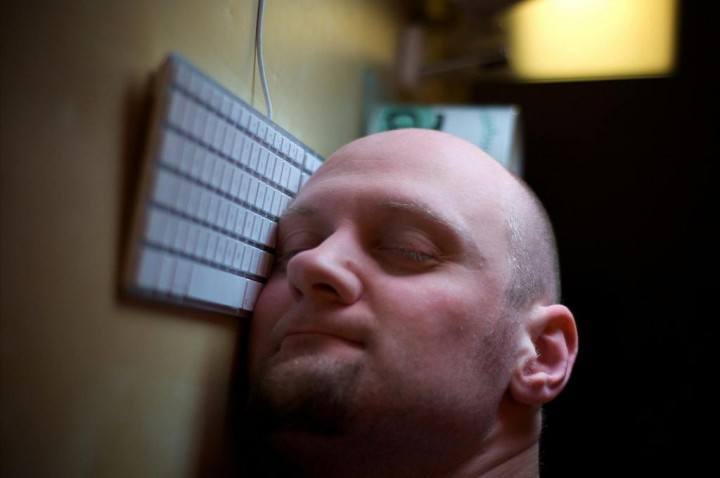 sleep at keyboard
