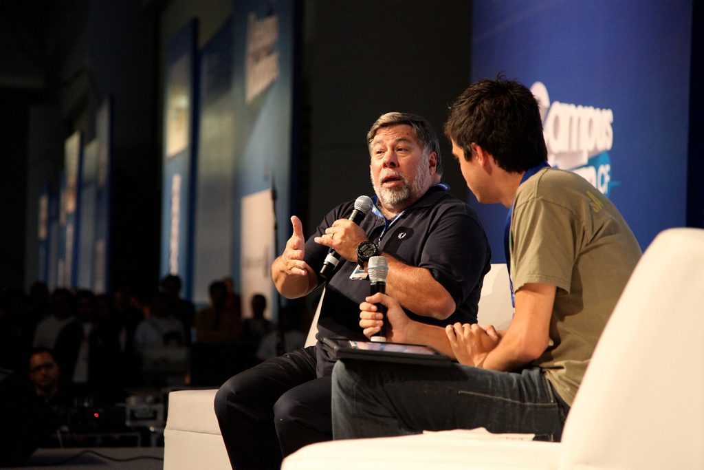 Steve Wozniak: walking billboard for hire