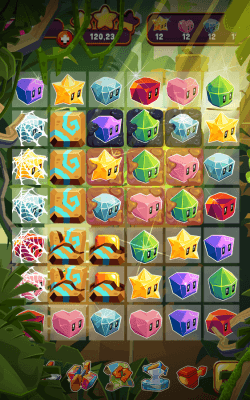 Screenshot of Playlab's Jungle Cubes