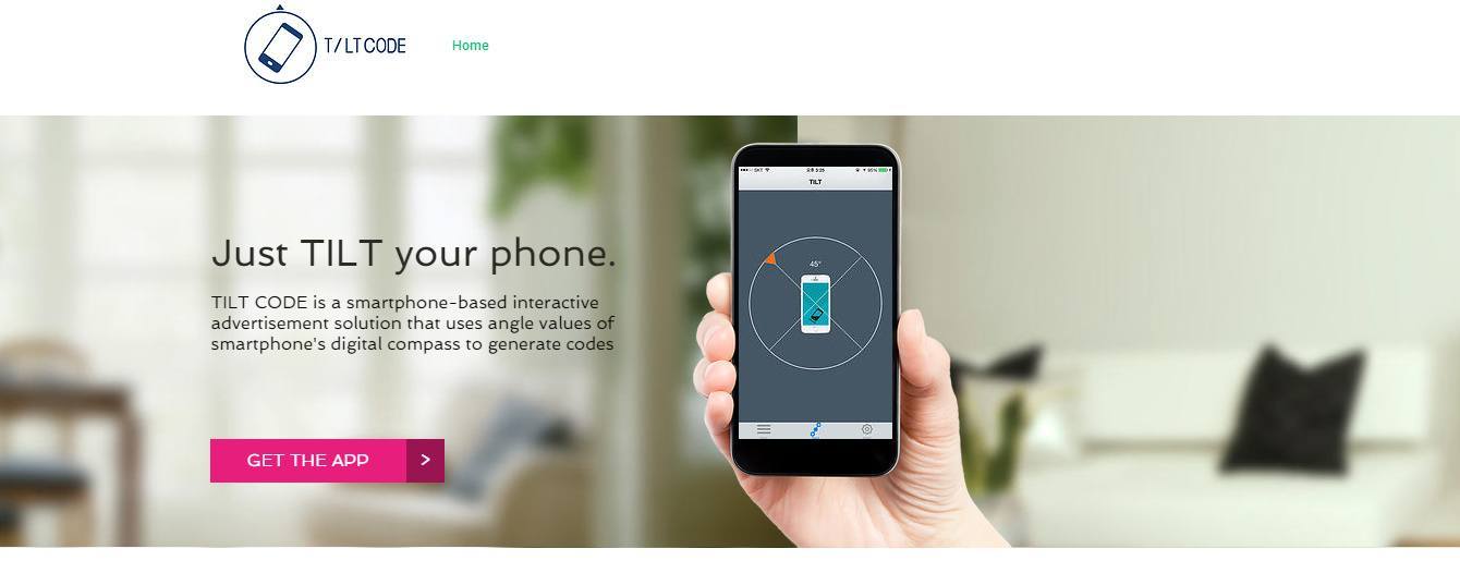 Moving Key's Tilt Code lets you tilt your phone to capture ads.