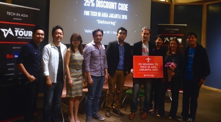 road to jakarta singapore leg team photo