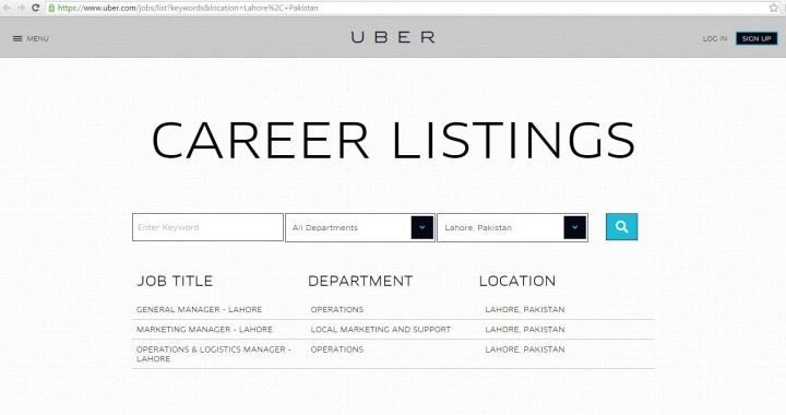 uber pakistan launch capture