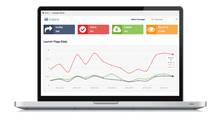 AppVirality Dashboard