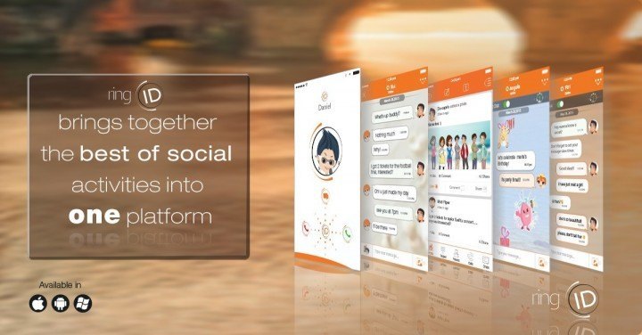 RingID app screenshot