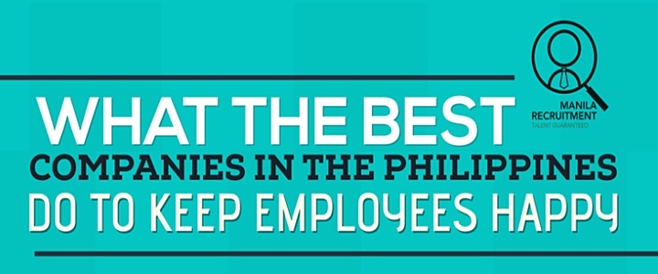 How companies in Philippines keep employees happy (infographic)