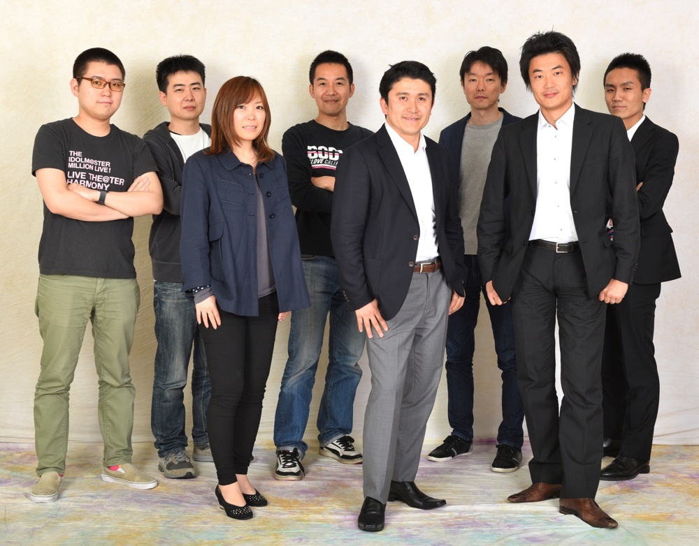 The Spacemarket team. Hideki is pictured front and center.