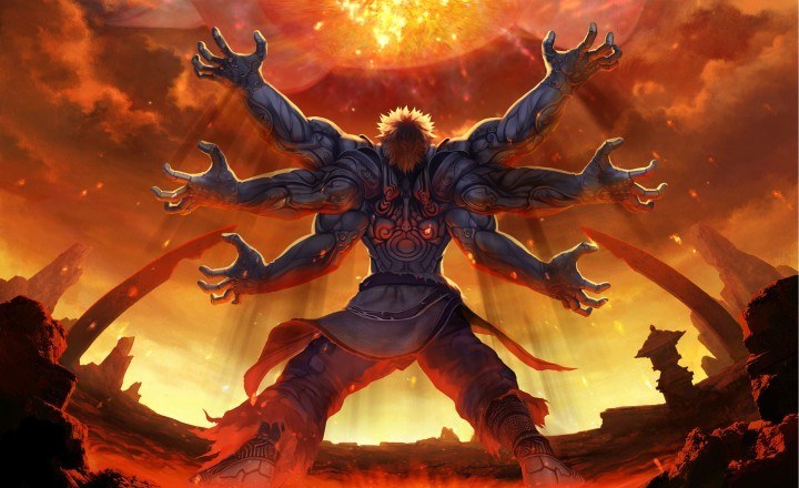 Capcom's Asura's Wrath features a fallen demigod inspired by Hindu mythology.