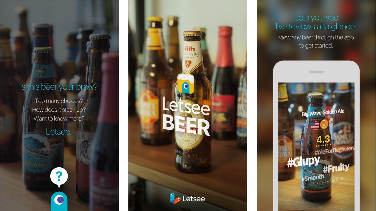 Screenshots of Letsee Beer