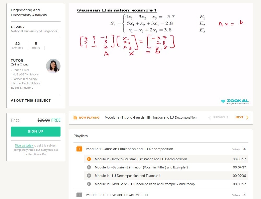 Zookal’s new thing is a YouTube for class notes