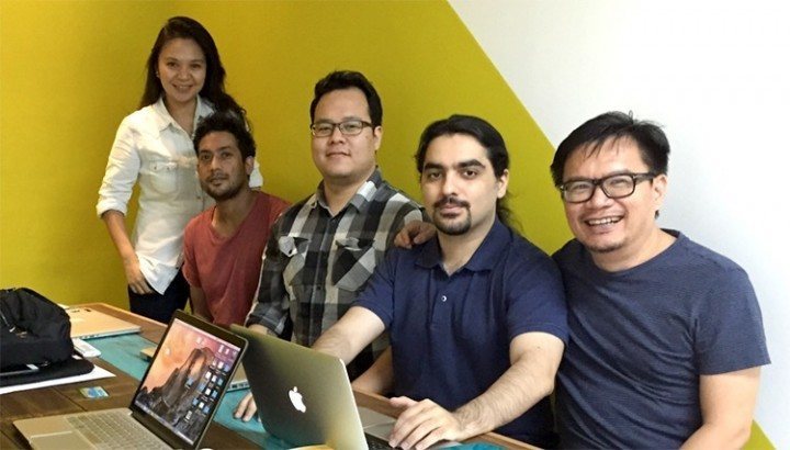 The GiveReceipt team. David on far right.