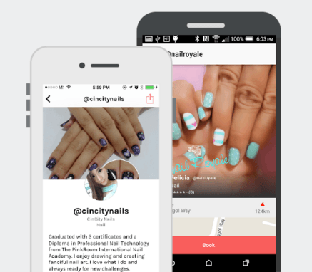 vanitee app screenshots
