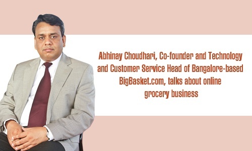 Abhinay Choudhari, cofounder Bigbasket, an online grocer. Photo credit: MoneyIndices