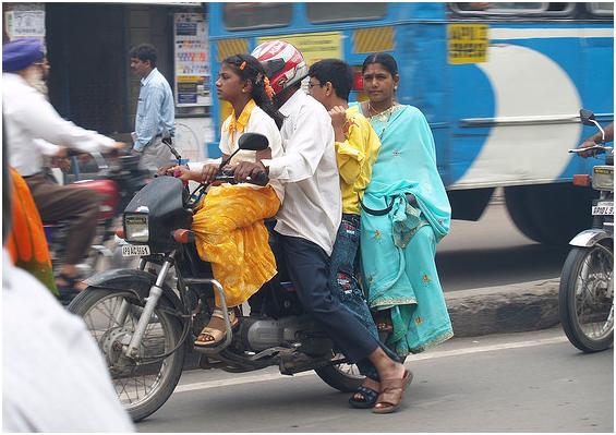 india, traffic, transport