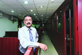 TA Krishnan, cofounder and CEO of Ecom Express, an ecommerce logistics company. Photo Credit: Mint. 