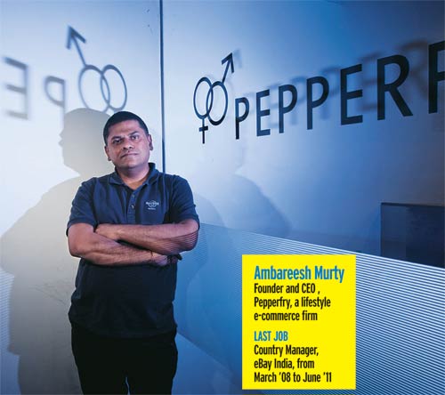 Ambareesh Murty, cofounder and CEO of PepperFry, an online portal to buy home decor and furniture. Photo credit: Business Today.