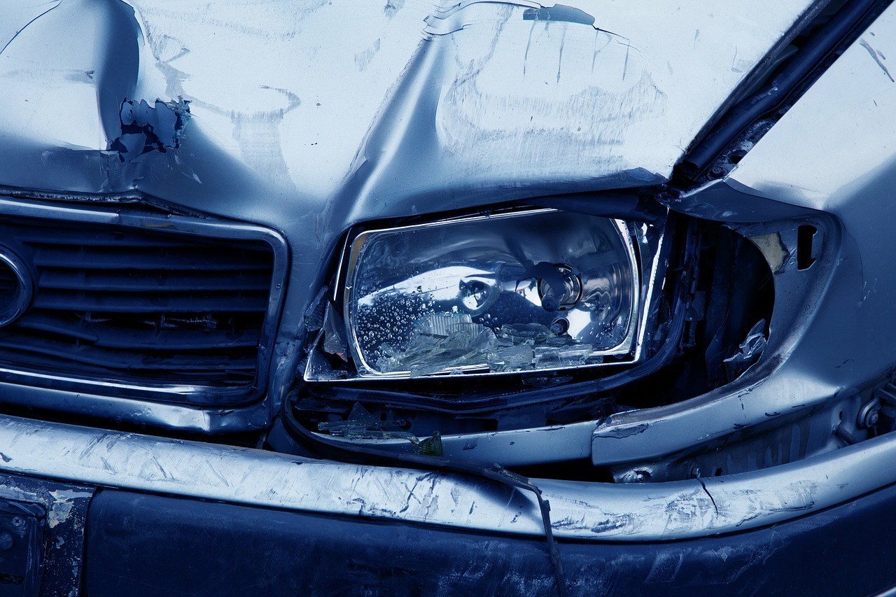 car accident headlamp
