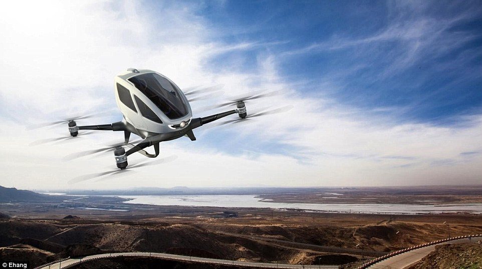 ehang human drone