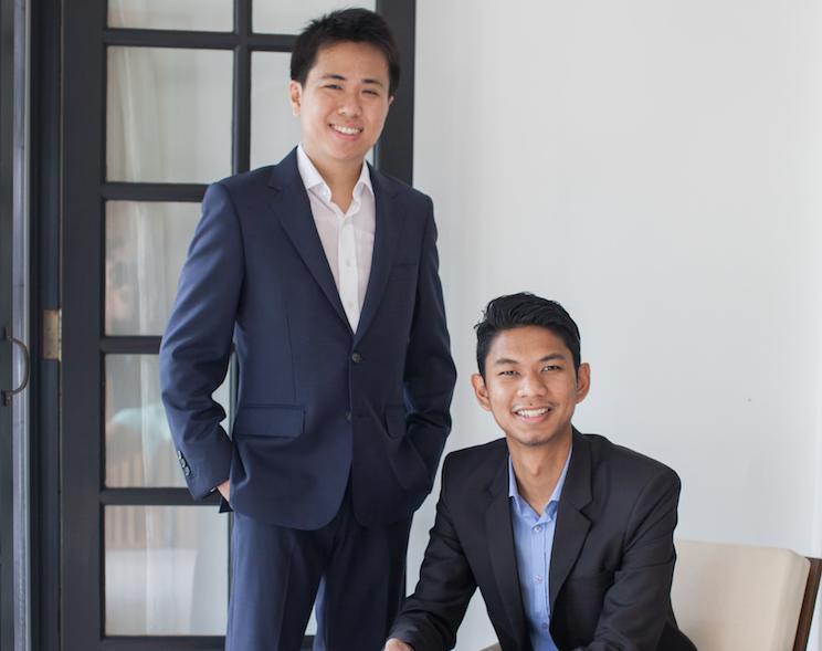 TheLorry co-founders Goh Chee Hau and Nadhir Ashafiq.