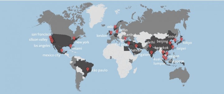 The 500 Startups footprint.
