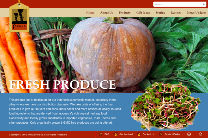 Where to buy Indonesian organic food online