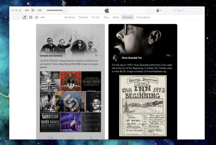 What the hell is this, Apple? I don't give a shit what the Vince Guaraldi Trio did on this day in 1973. 
