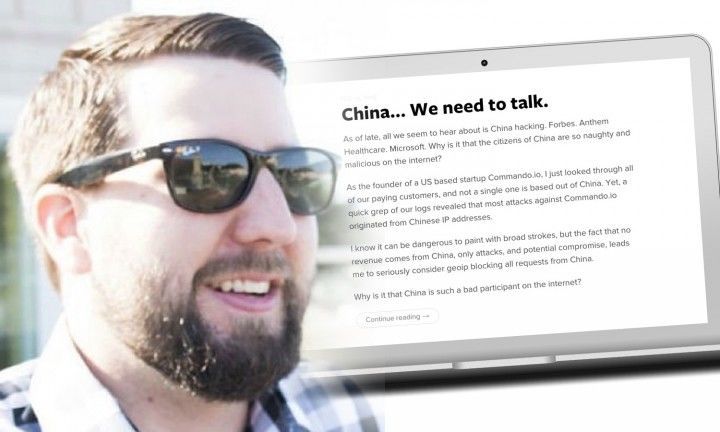 Justin Keller Has A Dumb Opinion On China's Internet, Too