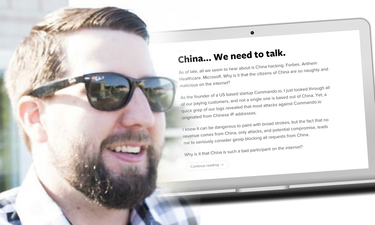 Justin Keller has a dumb opinion on China's internet, too