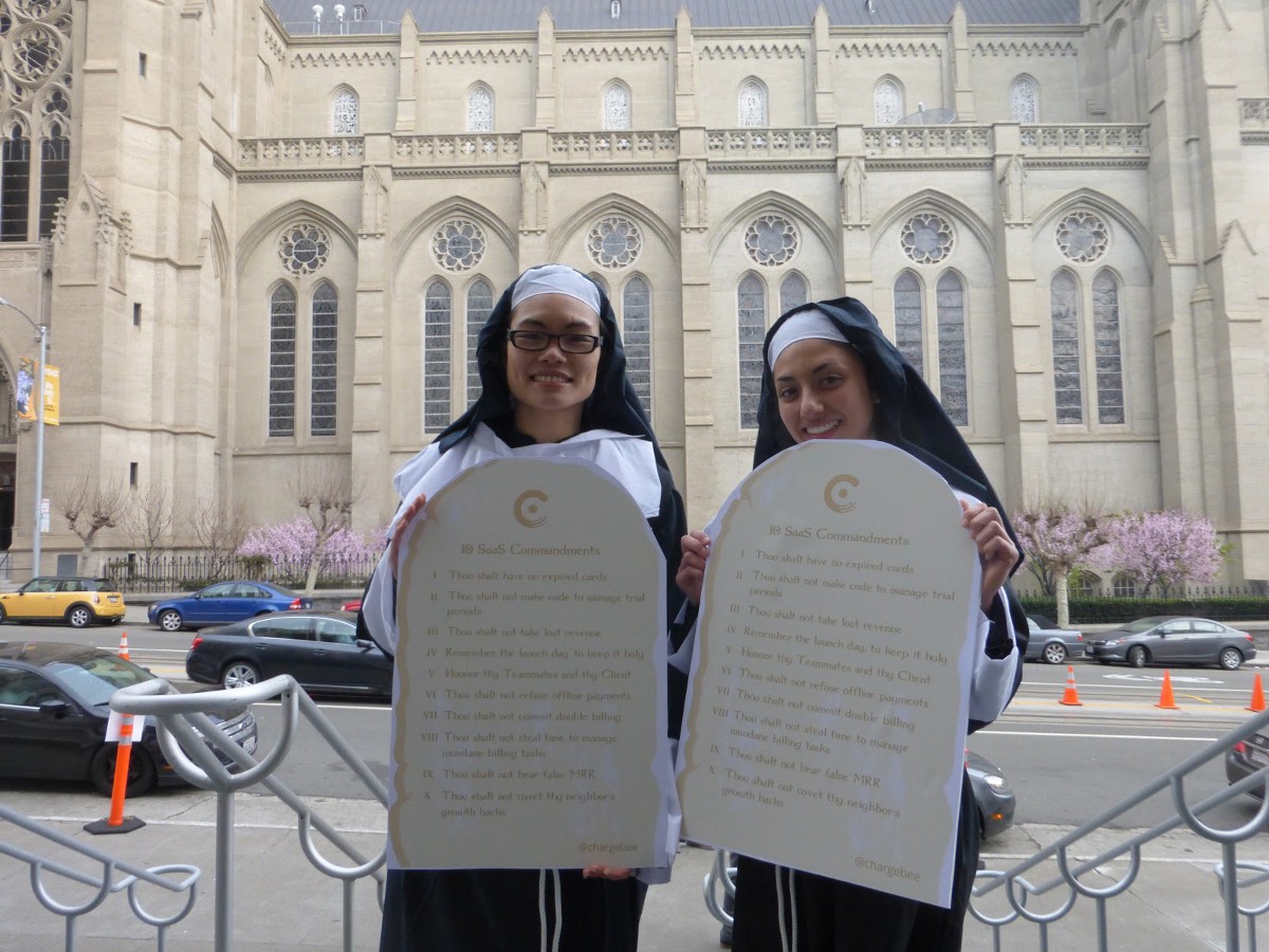 How we used guerilla marketing with nuns to promote our unsexy B2B product
