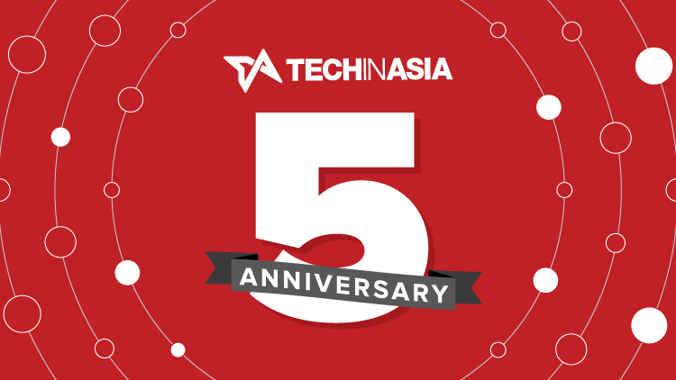 Tech in Asia turns 5 years old