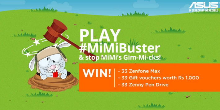 Asus started trolling Xiaomi with a new game called MiMiBuster. It distributed free phones to those who busted MiMi maximum in the game.