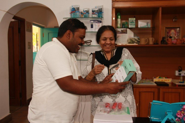 Customers who aren't sure about their online purchases can see the products in action at a BeautifulYears experience store.