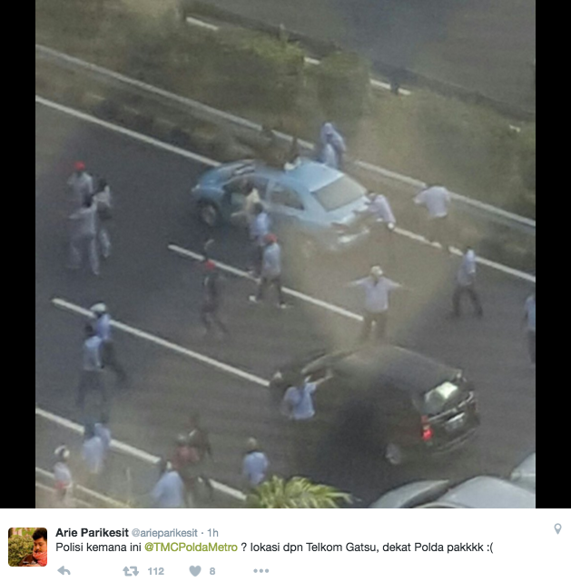 Blue Bird Taxi attacked