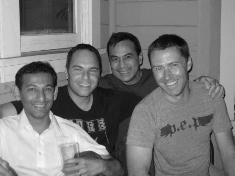 Shazam Founders (L to R) Dhiraj Mukherjee, Chris Barton, Avery Wang and Philip Inghelbrecht
