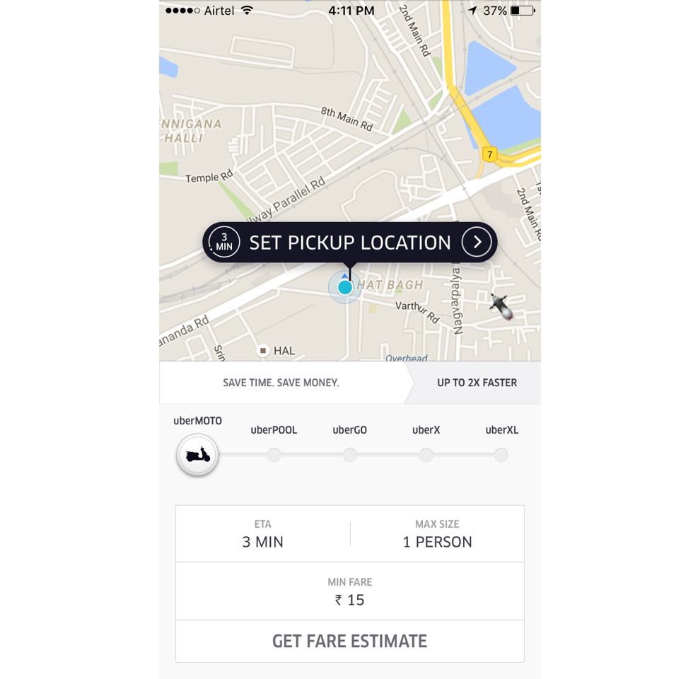 Uber just took its bike taxis to a second city, while Ola is still out cold
