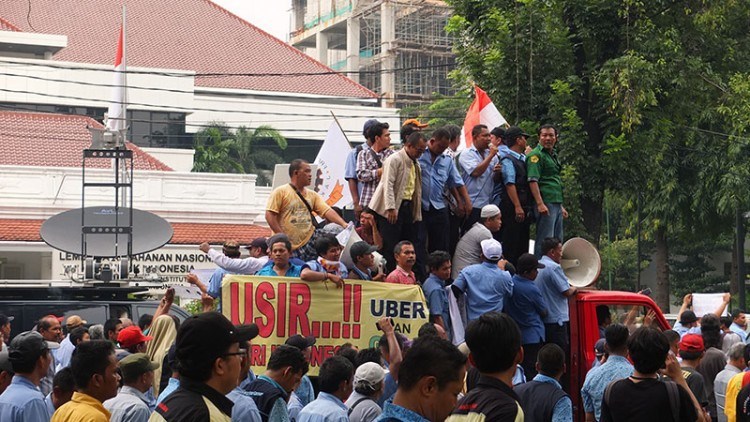 Wagon-protest