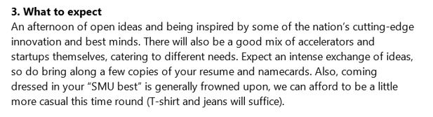email SMU visit