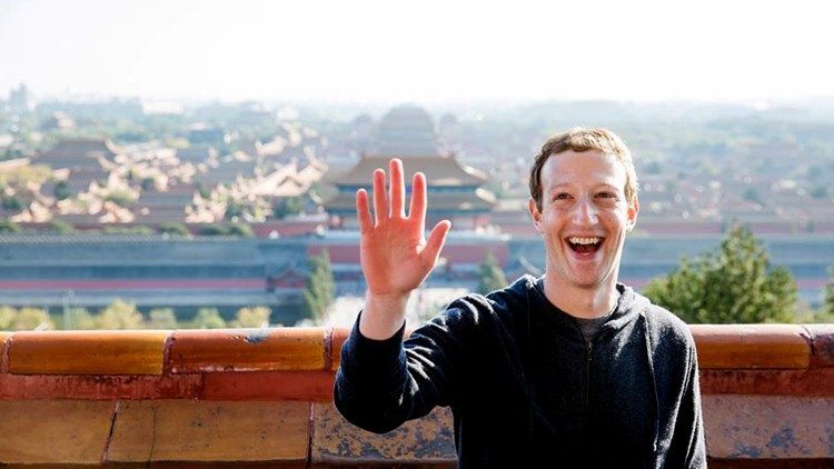 Zuck in Beijing. Image credit: Zuckerberg's Facebook.