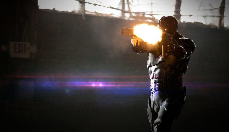 Promotional still from the 2014 film Robocop. 