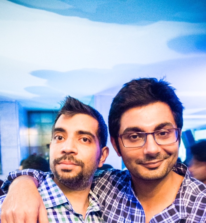 Coverfox founders Devendra Rane and Varun Dua