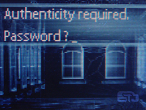 Password required