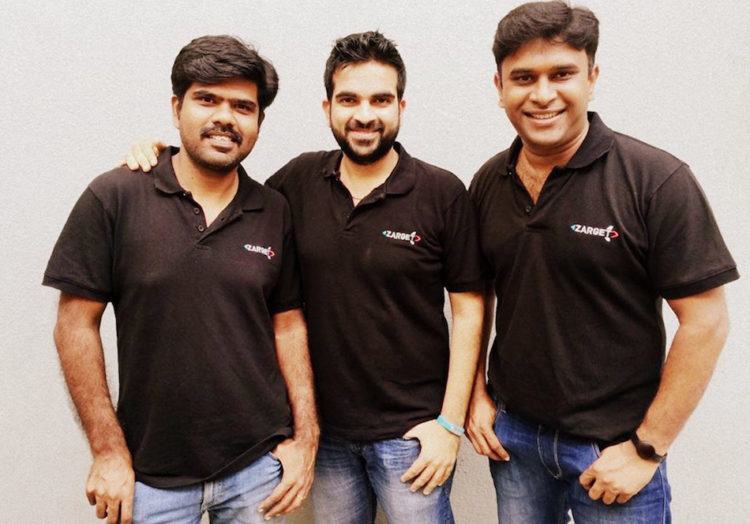 Zarget co-founders Santhosh Kumar, Naveen Venkat, and Arvind Parthiban